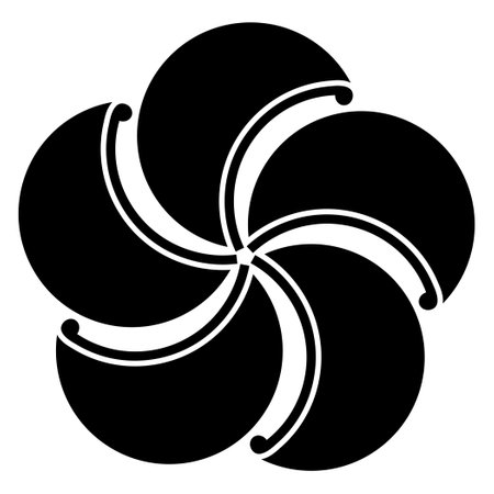 Spiral icon. Simple illustration of spiral vector icon for webのイラスト素材