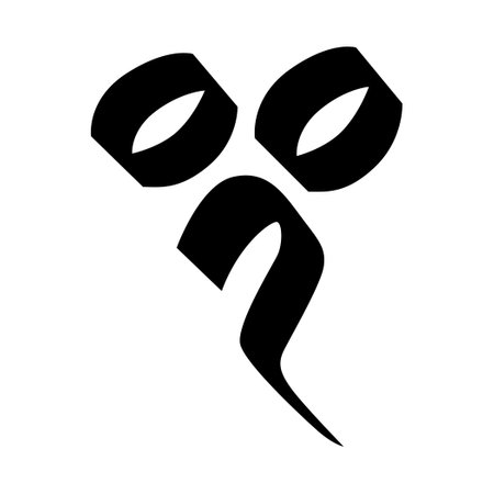 Spiral Mask Icon. Flat Color Design. Vector Illustration.のイラスト素材