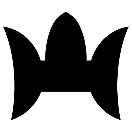 This is my family crest. It's called "Kagiyamagata".のイラスト素材
