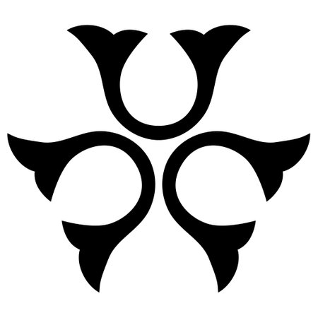 Celtic cross vector icon. Style is flat icon symbol, black color, white background.のイラスト素材