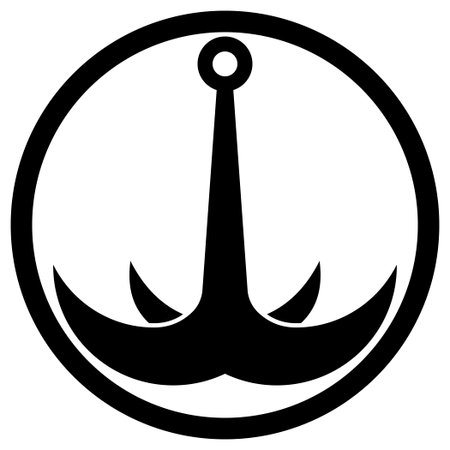 Anchor icon. Simple illustration of anchor vector icon for web
