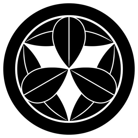 Sacred geometry symbol. Circular pattern. Geometric circle elementのイラスト素材