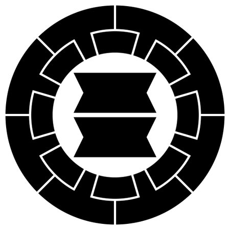 Circle diagram icon. Simple illustration of circle diagram icon for webのイラスト素材