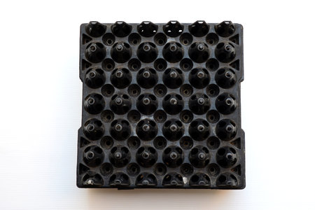 Plastic tray for egg