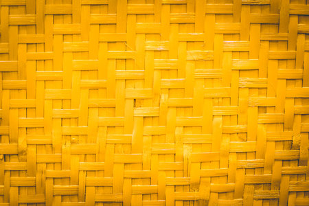 Yellow weave texture for background.