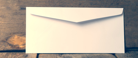 Blank Envelope in Vintage Toneの写真素材