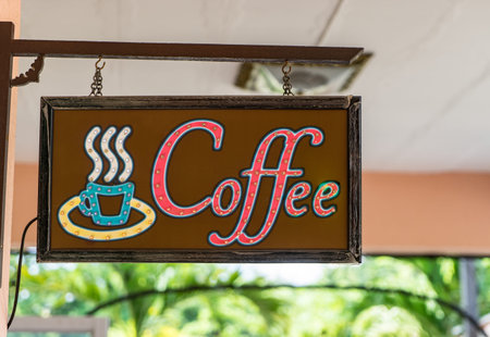 Coffee Shop Cafe signage