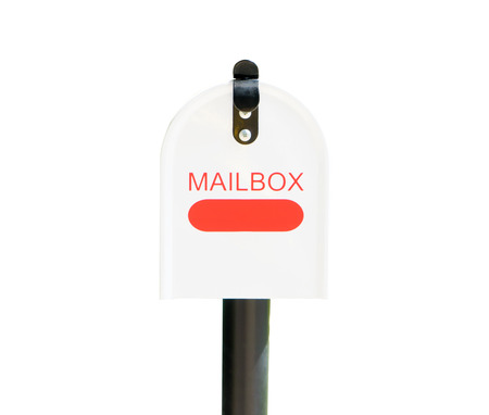 Metal Mailbox in with vintage filterの写真素材