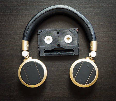Music Robot Headphone Vintage Tone