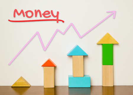 Teach your Children for saving moneyの写真素材