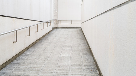 White Handicap Wheelchair Lampの写真素材