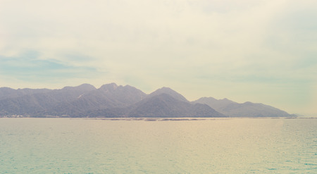 Miyajima Island in Pastel Colorの写真素材