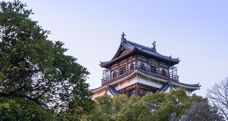 Top of Hiroshima Wooden Castleのeditorial素材