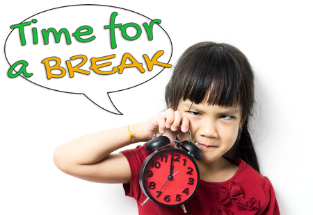 Time for a break educational concept. Children in Education do not need to over do their study. They can benefit from taking a break as well. Let them play rest and be educated for their great EQ.の写真素材