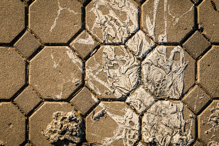Street Sidewalk block surface texture backgroundの写真素材