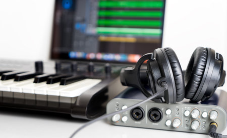 Portable Computer Music Studio home set up