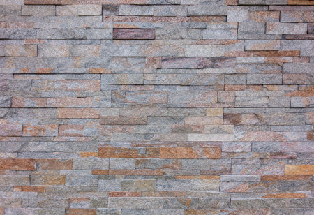 Orange Gray Rock layers wall for texture background