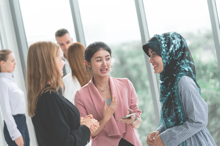 Business team is taking note in Business diverse meeting conferenceの写真素材