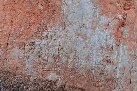 Orange Red Rock layer surface for texture backgroundの写真素材