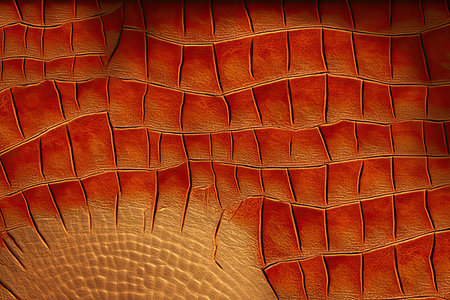 red Dinosaur Reptile skin texture, Generative AIの素材