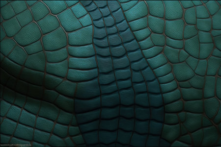 Green Dinosaur Reptile skin texture, Generative AIの素材
