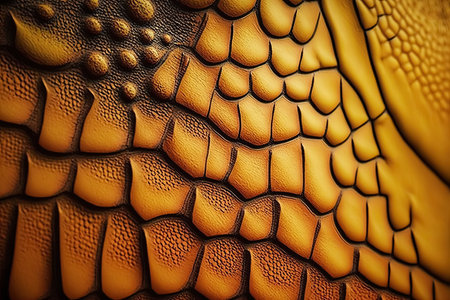 Dinosaur Lizard Skind Texture pattern background, Generative AIの素材