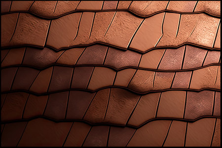 Dinosaur Lizard Skin Texture pattern background, Generative AIの素材