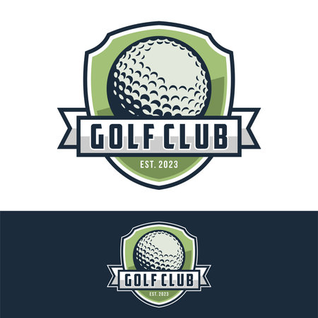 Golf logo vector illustration, Modern professional golf template logo design for golf clubのイラスト素材