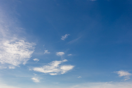 Blue sky background with clouds, background skyの写真素材