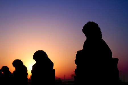 Sunset sceneryの写真素材