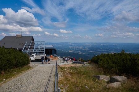 The upper station of the chairlift to Kopa