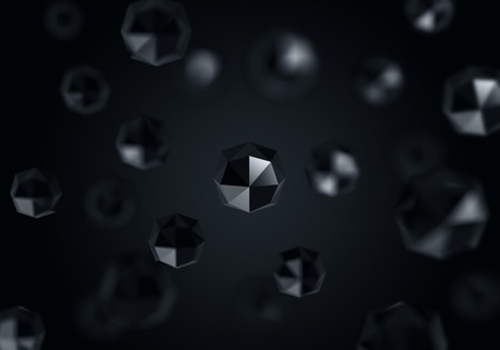 chotic polygon backgroundの写真素材