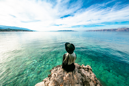 Croatia at the beachの写真素材