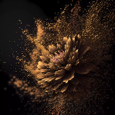 Beautiful summer landscape with meadow and mountains. Digital painting.の素材