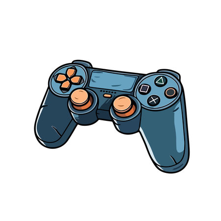 Gamepad icon. Cartoon illustration of gamepad vector icon for web design