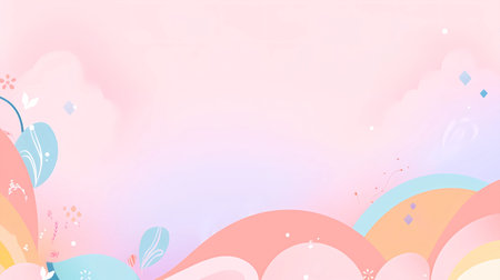 Abstract background with pastel colors. Vector illustration for your design.の素材