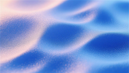 Abstract blue background with waves and dots. Vector illustration. Eps 10