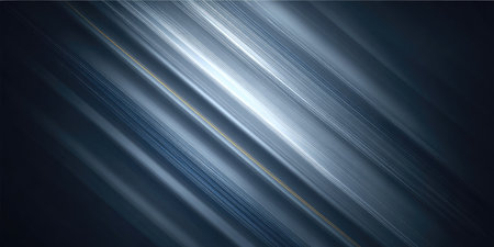 This image features a dynamic abstract design with diagonal light streaks, creating a sense of movement and energy. The color palette consists of blue and white hues, with gradients providing depth. This visual style could be suitable for digital media, presentations, or background elements, offering a modern and engaging aesthetic.の素材