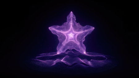 Abstract polygonal space low poly dark background with connecting dots and lines. Connection structure. 3d renderingの素材