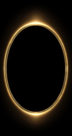 Abstract background. luminous swirling. Elegant glowing circle.  Sparking particle. Space tunnel. Glossy jellyfish. Colorful ellipse. Glint sphereの素材