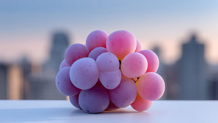 Stork on the stone with red moon. 3D illustration.の素材