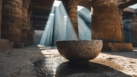 Ancient Egyptian temple of Karnak, Luxor, Egyptの素材