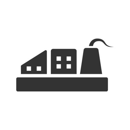 Industrial factory iconのイラスト素材