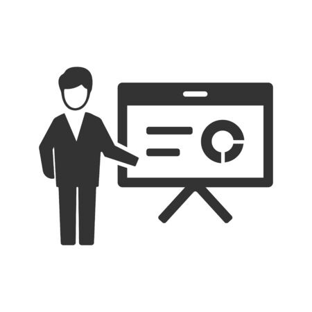 Presentation concept  iconのイラスト素材