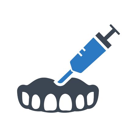 Oral sedation iconのイラスト素材