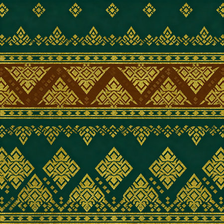 Seamless pattern with ethnic motifs. Boho style.の写真素材
