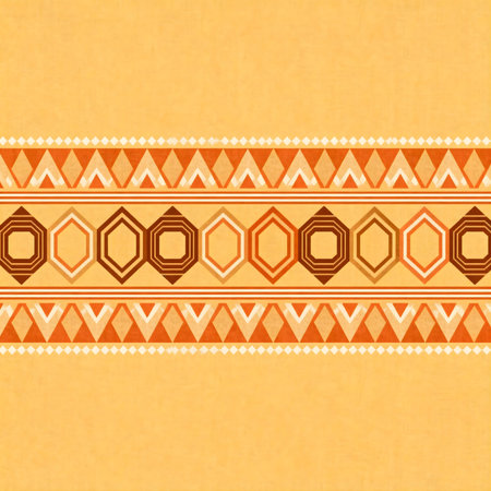 Native american indian pattern. Seamless vector background.の素材