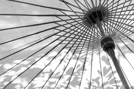 japanese umbrella closeupの写真素材