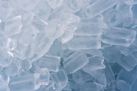 background with ice cubes