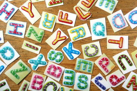 Random Colorful lettersの素材